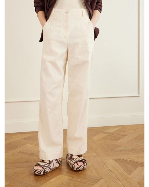 Loeffler Randall Pink Nico Striped Raffia Sandals