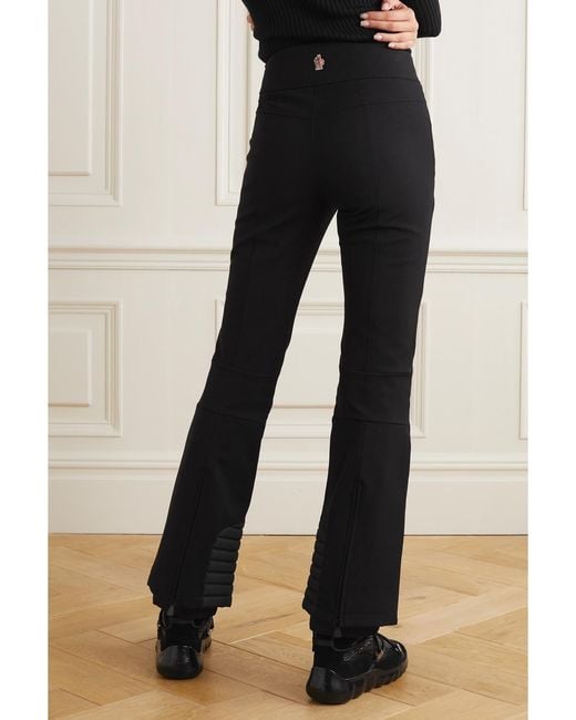Moncler Black Sportivo Stretch-Twill Bootcut Ski Pants