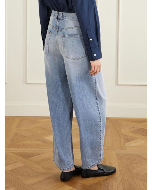 Rohe Blue Berber Barrel-Leg Jeans