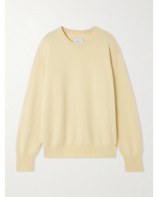Ssstein Natural Brushed-Cashmere Sweater