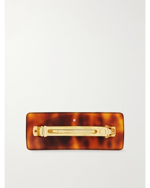 Sophie Buhai Orange Monceau Acetate Hair Clip