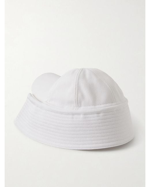 Jean Paul Gaultier Natural Cotton-Drill Cap