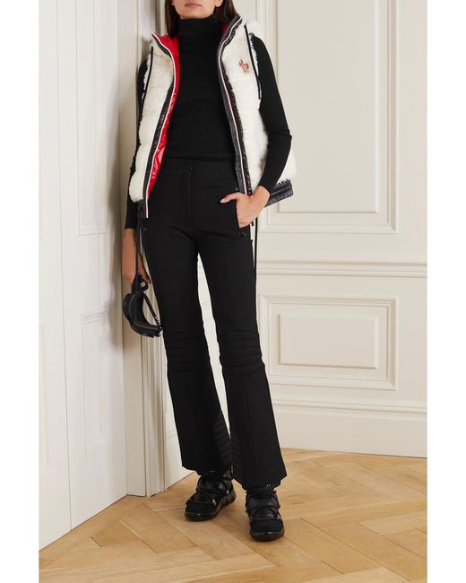 Moncler Black Sportivo Stretch-Twill Bootcut Ski Pants