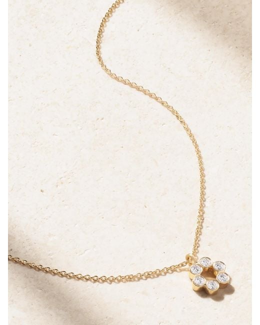 Sophie Bille Brahe Natural Luna 18-Karat Recycled Diamond Necklace