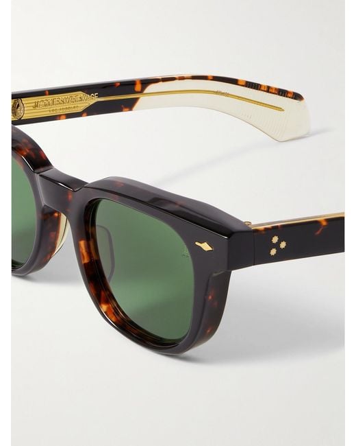 Jacques Marie Mage Green Jax D-Frame Acetate Sunglasses