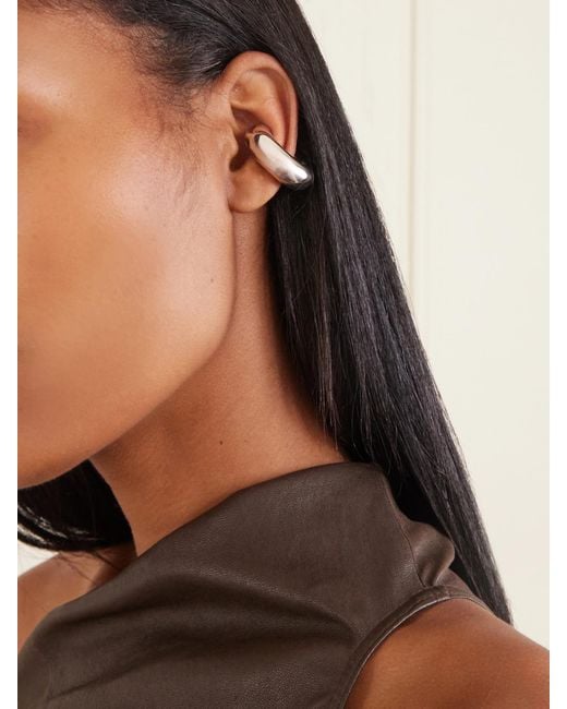 Joolz by Martha Calvo White Toned Ear Cuff