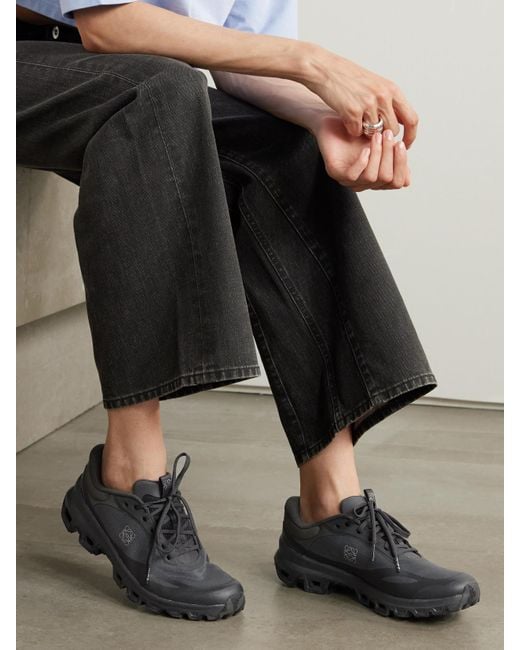 Loewe Black On Cloudventure 2.0 Rubber-Trimmed Paneled Recycled-Mesh Sneakers