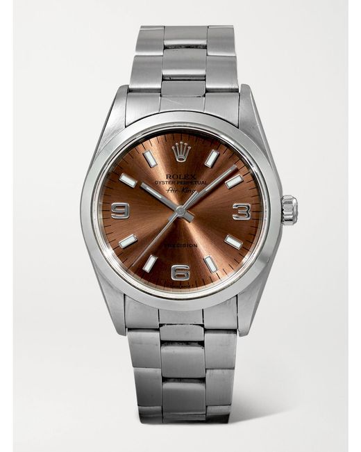 Stephanie Windsor Gray Rolex Vintage 1992 Airking 34Mm Stainless Steel Watch, Ref. No. 14000 (Fits Up To 6.5' Wrist)