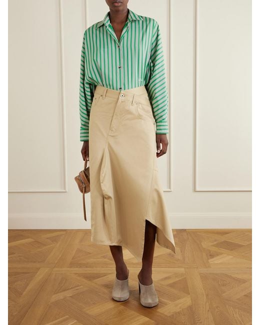 Loewe Natural Oval 70 Suede Mules