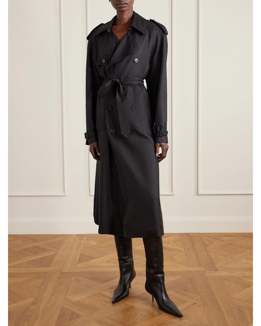 Saint Laurent Black Victoire Boot
