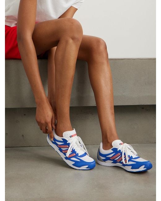 Adidas Originals Blue Adizero Pr Sneakers Aus Mesh Mit Gummibesätzen