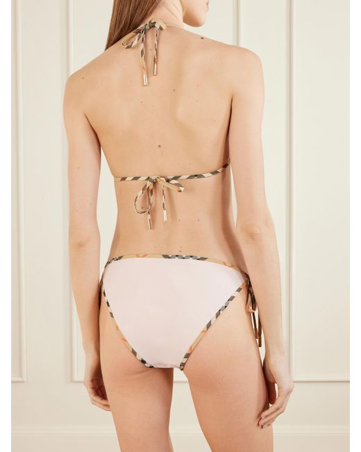Burberry Natural Mata Bikini Top