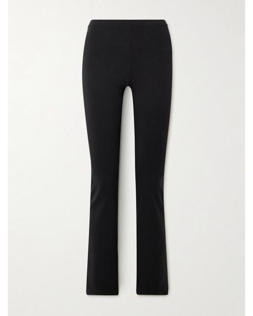 Skin Black Stretch-Organic Pima Cotton Leggings