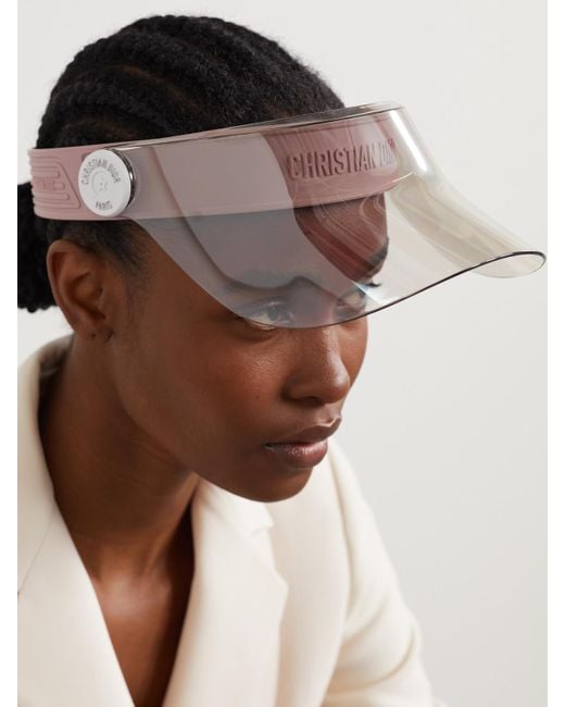 Dior Pink Diorpacific V1U Perspex And Rubber Visor
