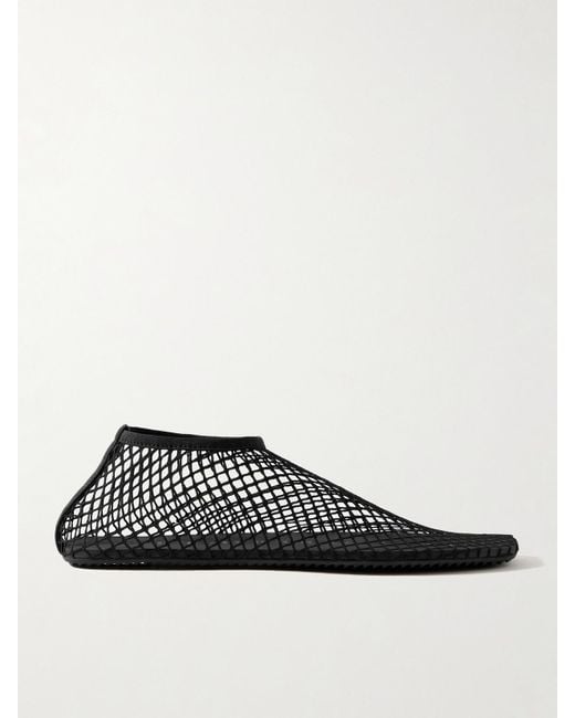 Christopher Esber White Mesh Ballet Flats