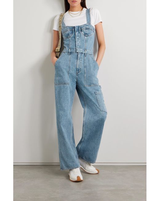 The Pleated Prep Curbside denim jumpsuit