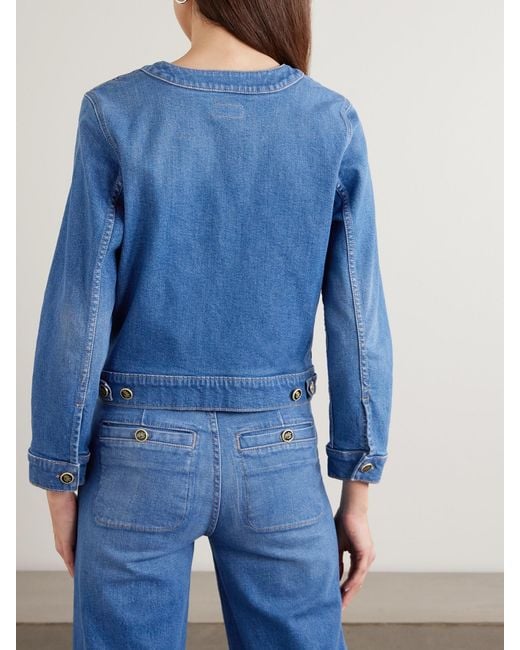 Mother Blue The Stashed Picky Denim Jacket