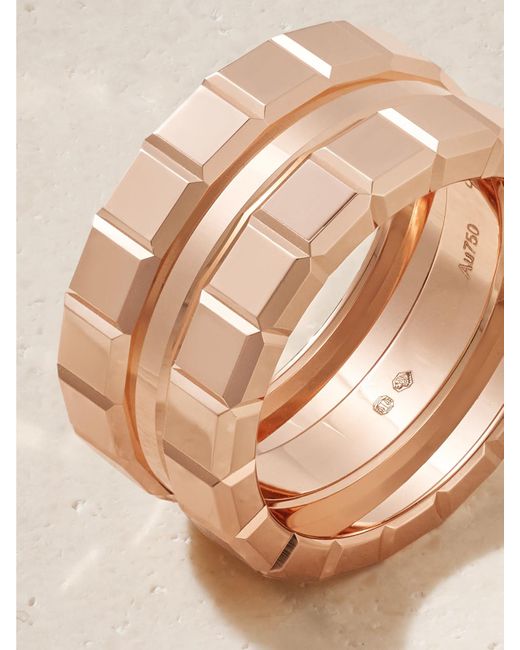 Chopard Natural Ice Cube Ring Aus 18 Karat Roségold