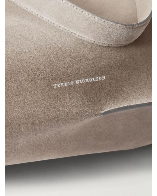 Studio Nicholson Natural The Reflection Suede Tote