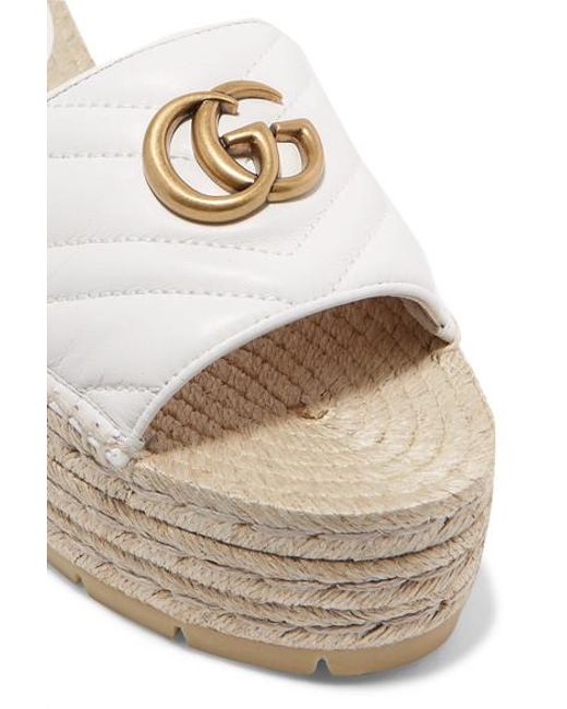 espadrille platform slides