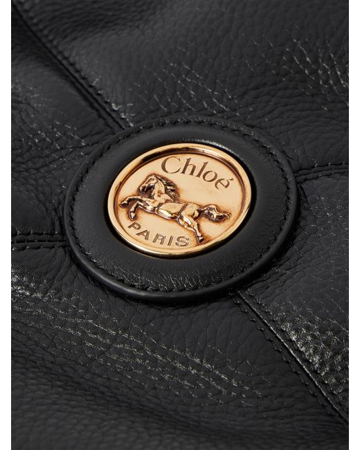 Chloé Black Balloon Leather Tote