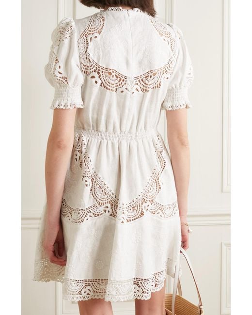 Michael kors clearance white crochet dress