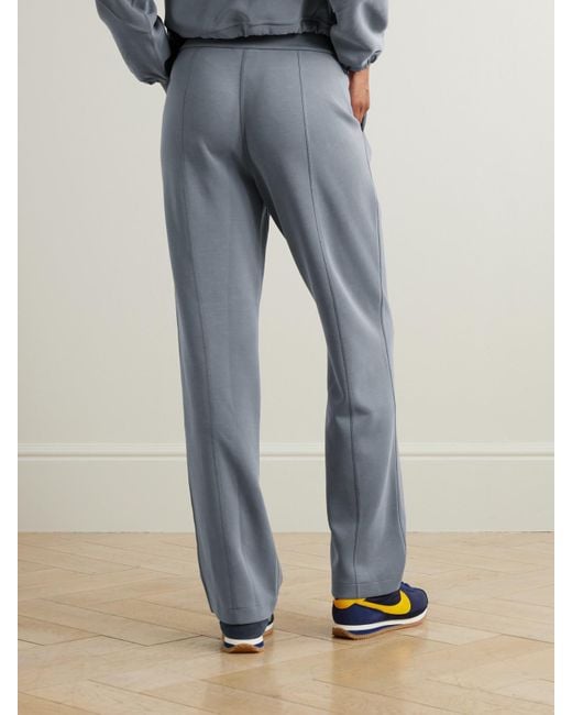 lululemon athletica Gray Hoch Sitzende Hose Mit Geradem Bein Aus Softstreme-Material