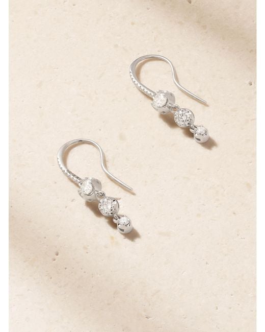 Jennifer Meyer Natural 18-Karat Diamond Earrings