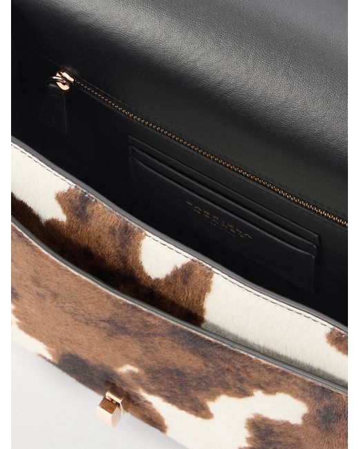 Gabriela Hearst Brown Leonora Medium Cow-Print Calf Hair Tote