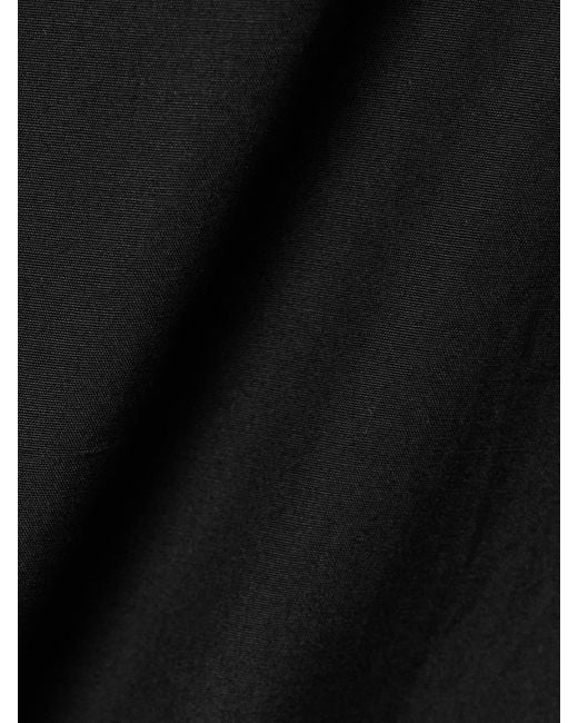 Suzie Kondi Black Saria Cotton-Poplin T-Shirt