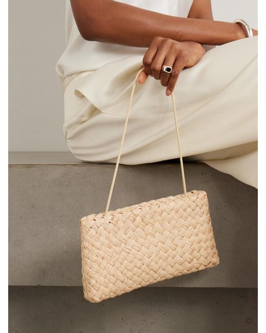 Loeffler Randall Natural Aviva Raffia Clutch