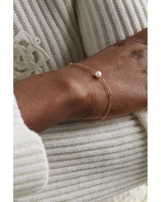 Melissa Joy Manning Natural 14-Karat Recycled Pearl Bracelet