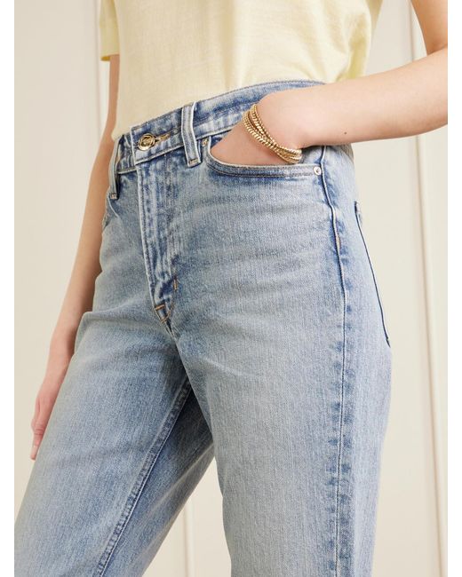 RÙADH Blue The Cecile Mid-Rise Skinny-Leg Jeans