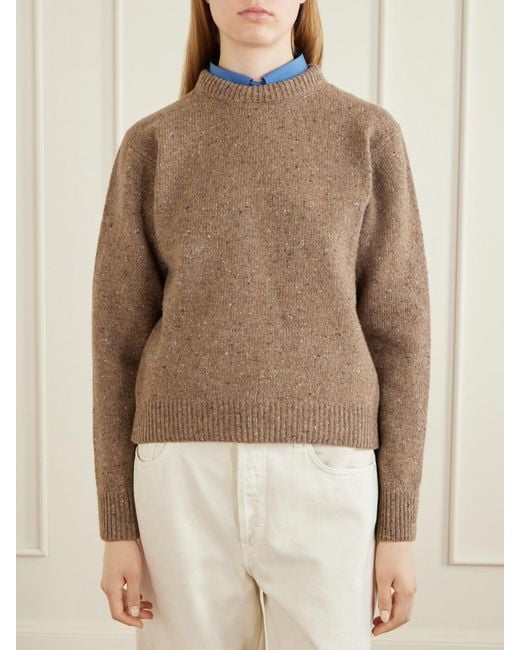 Rohe Natural Mélange Wool-Blend Sweater