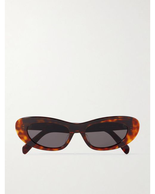 Céline Multicolor Cat-Eye Acetate Sunglasses