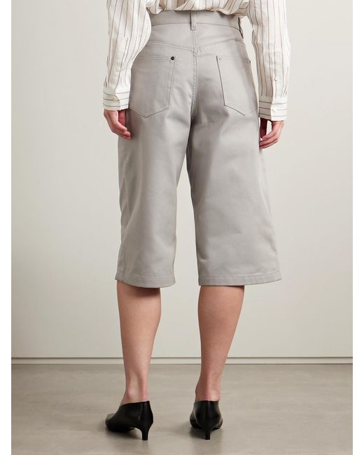 Maria McManus Gray Organic Denim Shorts