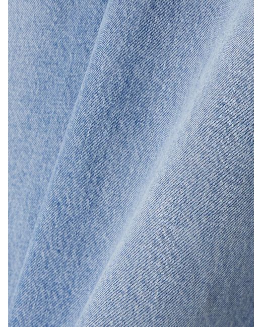 Fortela Blue Denim Midi Skirt
