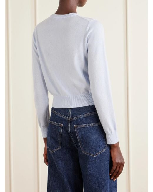 arch4 Blue Celestina Cashmere Cardigan