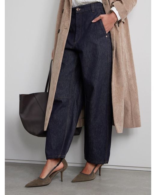 Brunello Cucinelli White Pumps Aus Veloursleder Mit Cut-Outs Und Zierperlen