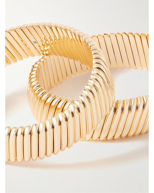 Roxanne Assoulin Metallic Rolling Set Of Two-Tone Bracelets