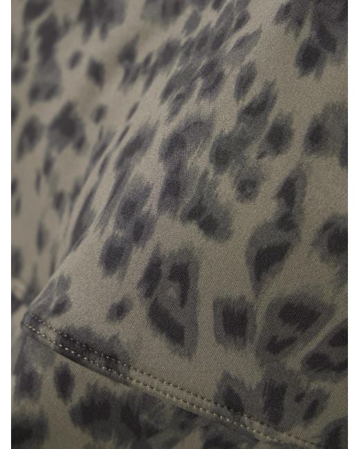 Brassière De Sport En Tissu Freesoft À Imprimé Guépard Cori Varley en coloris Gray