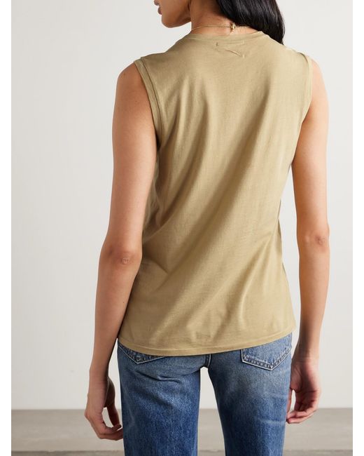 Nili Lotan Natural Cotton-Jersey Tank