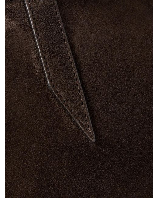 Metier Black Incognito 36 Paneled Suede Tote