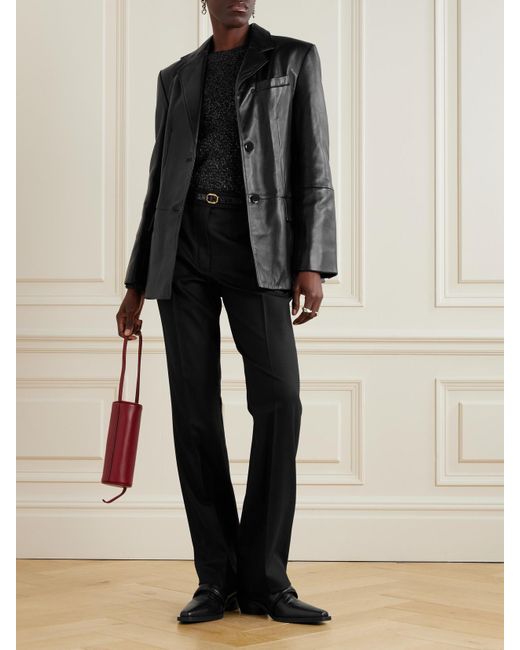 Proenza Schouler Black Hayes Leather Jacket