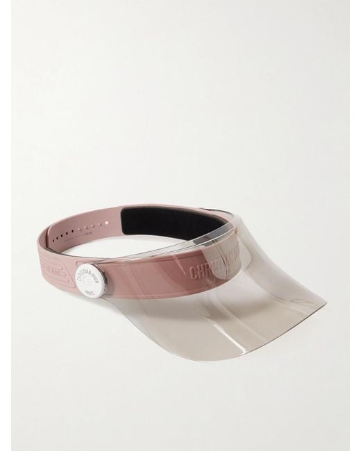 Dior Pink Diorpacific V1U Perspex And Rubber Visor
