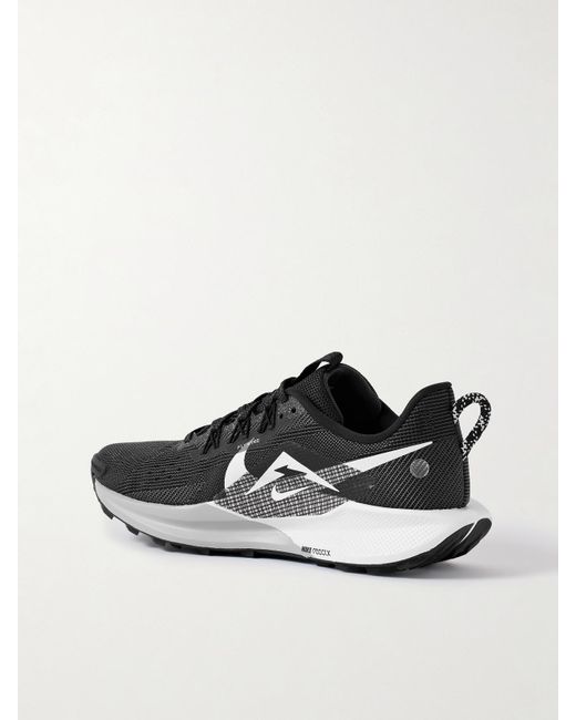 Nike Black Pegasus Trail 5 Rubber-Trimmed Mesh Sneakers