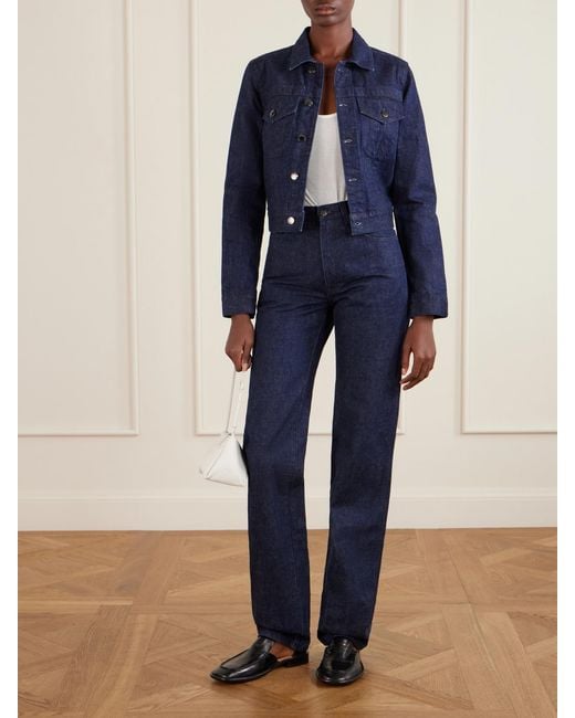 Calvin Klein Blue Straight-Leg Jeans