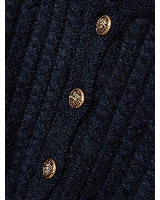 Khaite Blue Balser Cardigan Aus Einer Kaschmir-Mohairmischung