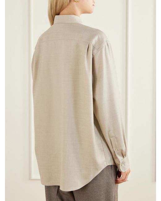 Auralee Natural Wool Shirt