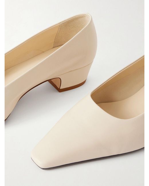 Aeyde Natural Rory Pumps Aus Leder